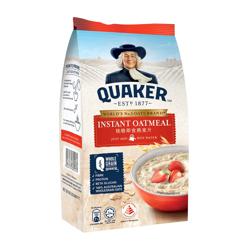 Beste Prijs Quaker 100% Volkoren Havermout Bijvullen-Instant