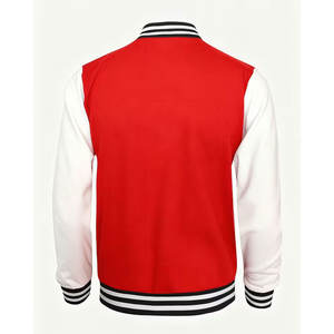 Chaqueta de Béisbol Holgada, Abrigada para Invierno, Cierre a Presión, Cuello de Béisbol, Ropa Deportiva Informal para Otoño e Invierno - Product Image 2