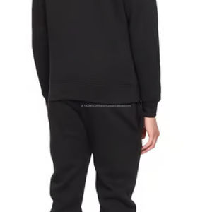 Conjunto Deportivo Informal de Algodón 100% para Hombre, Sudadera con Capucha y Pantalones de Felpa Estampados, Conjunto de Sudadera con Capucha y Pantalones de Moda para Invierno - Product Image 4