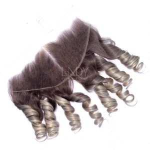 Paquetes de color hinchable Ombre de cabello crudo de alta calidad con frontal y paquetes para hacer pelucas - Product Image 2