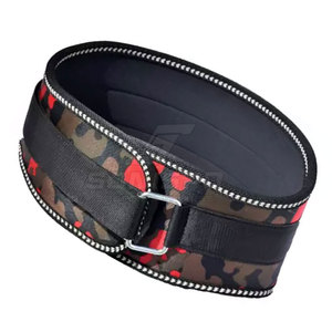 Cinturón de Levantamiento de Pesas Unisex con Camuflaje, Ajustable y Transpirable, con Soporte Lumbar y Cierre de Hebilla para Entrenamiento de Fuerza - Product Image 2