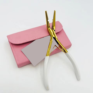 Pince à extensions de cheveux en acier inoxydable de qualité supérieure, réglable, respirante, confortable, dernières conceptions - Product Image 1