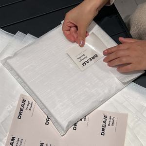 Factory Custom Printed Logo <b>Plastic</b> Shopping Bag with Sticker Seal Personalized Merchandise Bag - Product Image 4