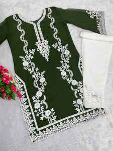 เสื้อเจเจเจเจเจเจเน็ตขนาดใหญ่พร้อมกางเกงใส่ทำงานชุดเดรสแบบดั้งเดิมใส่ไปงานปาร์ตี้สีสวย - Product Image 3