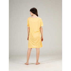 Conjunto de Pijama de Jersey 100% Algodón - Camiseta y Pantalones Cortos Casuales con Bolsillos, Cintura Elástica, Súper Suave y Cómodo para Usar en Casa - Product Image 1