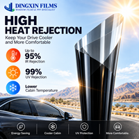 Film pour vitres automobiles à haute réjection de chaleur OEM, 93 % IRR, 99 % de protection UV, double usage pour bâtiments et voitures, film teinté pour vitres.