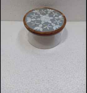 Exquisite Acrylic <b>Storage</b> Gift Box with MOP Inlay Wood Lid Ideal for Luxury Home Decor, Parties, and Ramadan Gifts - Product Image 5