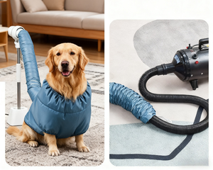 现代可重复使用的轻质大宠物快干无纺布吹洗干燥袋狗浴时尚实用 - Product Image 5