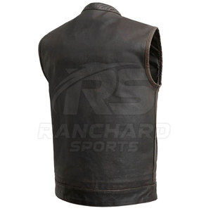 Gilet en cuir pour homme de la meilleure qualité, veste en cuir véritable, veste en cuir pour homme, vente chaude, vêtements pour homme - Product Image 2