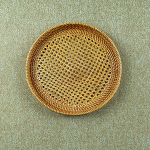 Plateau en rotin tressé à la main en forme de coquillage, vaisselle artisanale, décoration de Noël et élégant style d'intérieur - Product Image 2