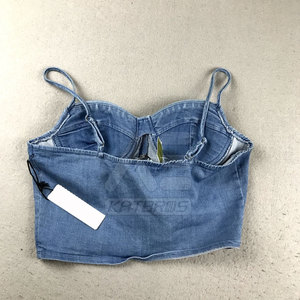 Modern Design Sexy Underwire Jeans <b>Bra</b> Breathable Solid Pattern 100% Cotton High Quality Casual Look - Product Image 2