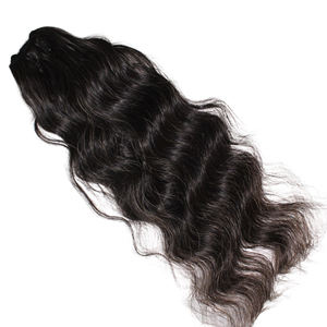 Extensiones de Cabello Humano Virgen Sin Procesar, Ondulado Húmedo, Doble Trama, Cabello Humano Natural al Por Mayor - Product Image 1