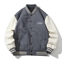 Venta al por mayor Premio barato 100% Poliéster Personalizado Equipo Deportes y Club Nombre logo Béisbol Letterman Universidad Varsity Jacket