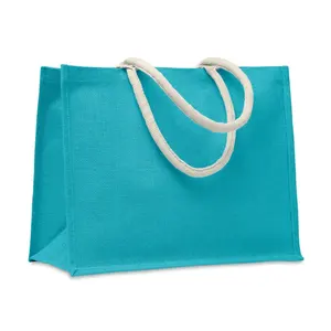 Borsa in iuta laminata AURA, merchandising sostenibile - Product Image 3