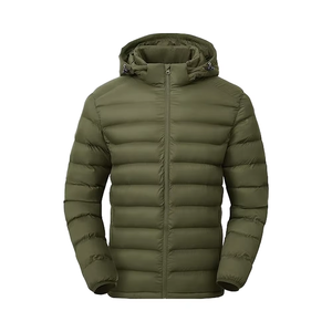 Veste d'hiver matelassée imperméable pour homme sur mesure en gros, veste légère alternative au duvet, veste matelassée chaude pour l'extérieur pour l'hiver - Product Image 1
