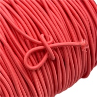 Sangle élastique orange robuste 100% polyester 1,5 mm-4 mm pour vêtements, chaussures, sacs, textiles de maison – Largeur et couleur personnalisables – Fabriqué sur mesure