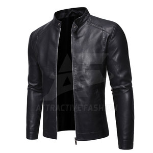 Casual Winter <b>Jacket</b> With Premium Streetwear Design For Modern <b>Men</b> <b>Leather</b> <b>Jacket</b> Collection - Product Image 3