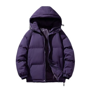 Wholesale Unisex Winter Puffer Coat Custom Logo Poly <b>Filled</b> Warm Padded <b>Down</b> <b>Jacket</b>, Drop Shipping Overcoat - Product Image 6