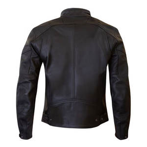 Top Design 100% Veste d'hiver à manches longues et à col montant en cuir de haute qualité pour hommes Design personnalisé disponible à un prix raisonnable - Product Image 2