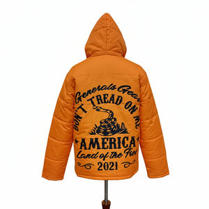 Chaqueta de Invierno Personalizable con Logotipo, Gruesa, Cortavientos e Impermeable, con Capucha y Diseño de Burbujas, Estilo Hip Hop - Product Image 4