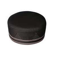 Casquette XXL Minhaj faite à la main, élégante, légère, en tissu polyester, accessoires vestimentaires confortables, motif géométrique, pour la prière quotidienne