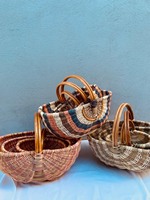 Meilleure vente-panier en rotin avec poignée panier cadeau, panier de pique-nique pour mariage en gros artisanat du Vietnam