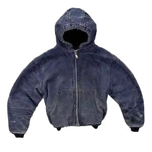 Sudaderas con Capucha Personalizadas de Alta Calidad para Hombre, al por Mayor, 100% Algodón, Felpa, con Cierre, Estilo Holgado, Protección Solar, Hombros Caídos, OEM para Invierno - Product Image 3