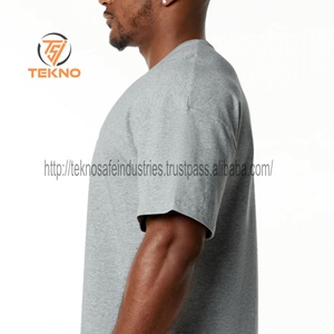 Camiseta de longitud larga de gran tamaño para hombre de algodón 100% Premium, camiseta de longitud larga transpirable de alta calidad con estampado personalizado - Product Image 6