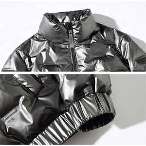 Blouson d'hiver matelassé pour homme de haute qualité, imperméable, respirant, à capuche, nouvelle collection, col montant, style urbain - Product Image 3