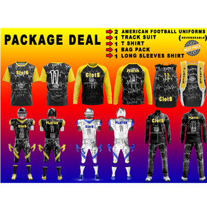 เครื่องแบบทีมชาติอเมริกันฟุตบอล2025พิมพ์ซับลิเมชันชุดทีม ODM - Product Image 2