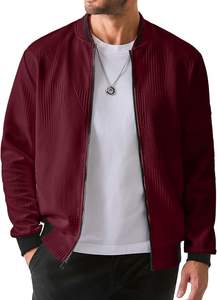 Última Colección Chaqueta Acolchada Unisex de Alta Calidad Estilo Varsity para Invierno con Bolsillos para Hombre - Product Image 2