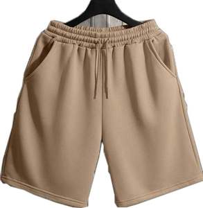 New Arrival Plus Size Sweat Shorts with Elastic Mid Waist <b>Drawstring</b> Closure Various Breathable Fabric Options Available - Product Image 6