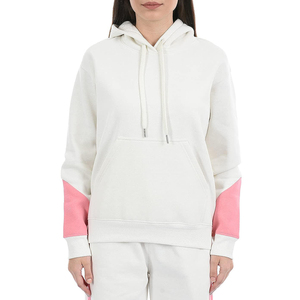 ชุดวอร์มสีพื้นแบบลำลองมีฮู้ดสำหรับผู้หญิงเสื้อคอตตอนผ้าฟลีซเทรนนิ่งขนาดใหญ่พิเศษดีไซน์จิงโจ้กระเป๋า2 1 - Product Image 5