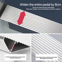 Échelle pliante multifonctionnelle légère en alliage d'aluminium Échelle RV épaissie