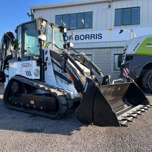 Minicargadora de orugas de goma Hidromek HMK-62T de alta capacidad de carga con retroexcavadora - Product Image 1