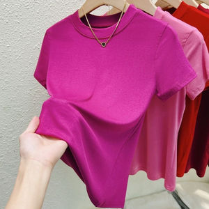 Camiseta cómoda antiarrugas de secado rápido para mujer, transpirable, duradera, antibacteriana, con servicio OEM - Product Image 3