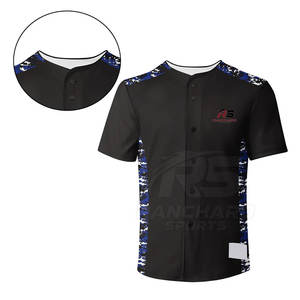 Camiseta de Béisbol Ligera de Bajo MOQ, Ropa de Equipo, Superventas, Precio Económico, Camiseta de Béisbol al por Mayor Hecha en Pakistán - Product Image 2