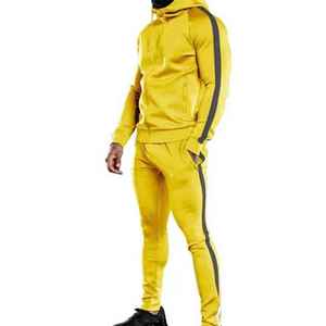 Men's Training <b>Workout</b> Tracksuit Modern Solid Design Breathable Lightweight <b>Jacket</b> Pants Combo Soft Material for Daily Wear Plus - Product Image 3