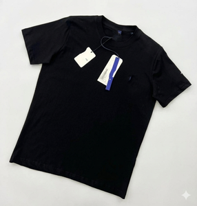 Camiseta de Algodón Lisa para Hombre, Manga Corta, Cuello Redondo, Diseño Casual, Posición del Logotipo en la Parte Delantera, OEM, ODM, Etiqueta Privada Personalizada, Venta al por Mayor - Product Image 5