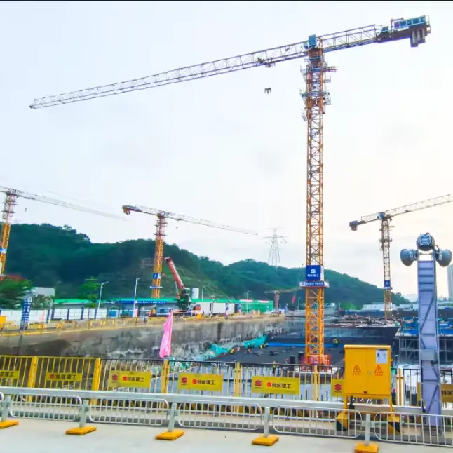 Hot Selling High Quality WA6513 Tower Cranes 6 Ton 8 Ton Used Tower Crane For Building Construction