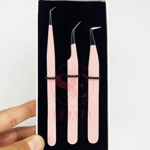 แหนบขนตาปลอมเพิ่มวอลลุ่มด้ามจับเพชรแบบมืออาชีพปากต่อปากปรับแต่งได้ตามต้องการ - Product Image 1