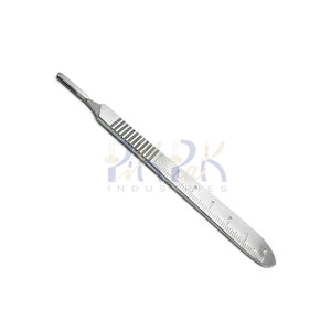Meilleure vente de poignée de scalpel en acier inoxydable de haute qualité Nouvelle arrivée Source d'alimentation manuelle Base des instruments chirurgicaux - Product Image 1