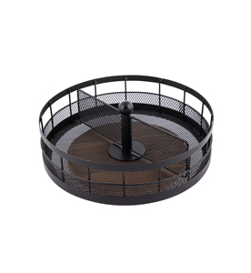 Modern New Arrival Mesh Utensil <b>Caddy</b> Metal Two Section Round <b>Rotating</b> <b>Caddy</b> <b>Organizer</b> Tableware Holder Office Desk <b>Organizer</b> - Product Image 1