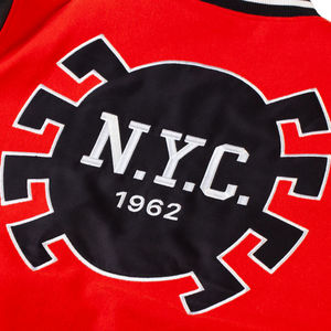 Chaqueta Universitaria de Béisbol de Primera Calidad en Cuero Genuino, Colores Personalizados del Equipo, Cuerpo de Lana, Mangas de Cuero, Chaqueta Bomber - Product Image 4