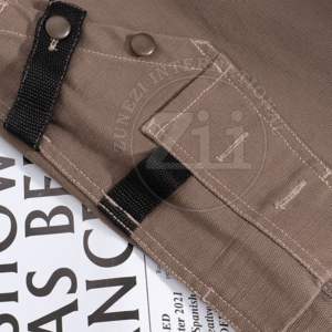 Ropa de Trabajo de Alta Visibilidad ANSI Clase 1 para Hombre y Mujer, con Múltiples Bolsillos, LED Intermitente Reflectante, Amarillo de Seguridad, Ignífuga - Product Image 3