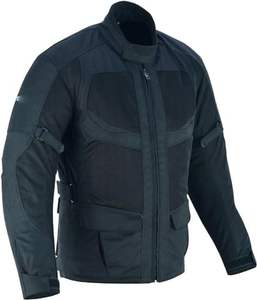 เสื้อแจ็กเก็ตหนังผู้ชายสำหรับแข่งรถจักรยานยนต์สีดำ3XL กันลมระบายอากาศ - Product Image 6