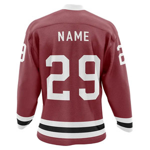 High quality custom made reversible sublimation ice hockey jerseys <b>cheap</b> hockey jersey - Product Image 2