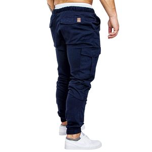 Pantalones de chándal para hombre, gimnasios, entrenamiento, Fitness, pantalones de algodón, pantalones de chándal ajustados de moda informal para hombre - Product Image 3