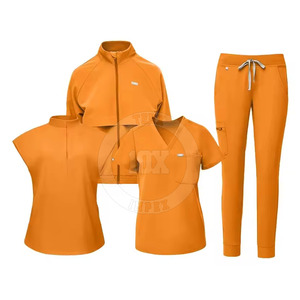 Comfortable Custom Made Medical <b>Scrub</b> Uniform Set <b>Plus</b> <b>Size</b> Lightweight Medical <b>Scrub</b> Uniform Set For Unisex - Product Image 4
