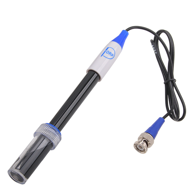 ORP-501-2 ORP Electrode Probe Sensor Range ±1 2000mV -BNC Connector, Platinum Ring, for Wastewater & Lab Use
